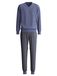 CALIDA Pyjama lang 'Relax Imprint' blauw gemêleerd