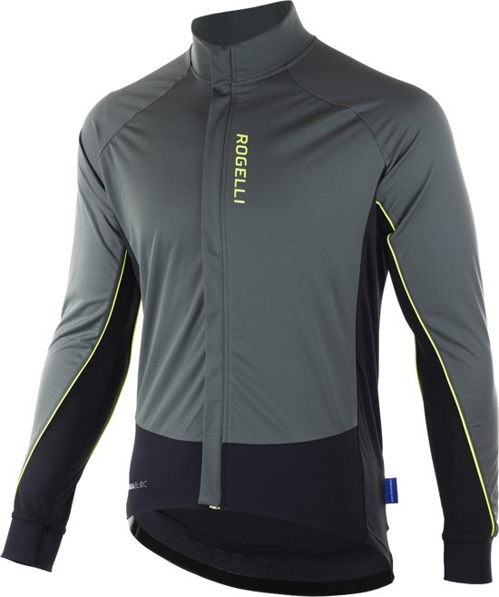 Rogelli W2 Fietsshirt - Heren - Maat 3XL - Grijs/FluorGeel