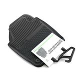 Skoda 6V1061551 rubberen vloermatten 2 x voor rubberen matten originele all-weather matten zwart met opschrift