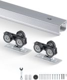 VEVOR Schuifdeurrailset Hardware Enkele rails 1746mm Schuifdeursysteem