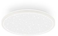 Briloner Led-paneel, sterrenhemel, neutraal wit licht, 30 x 4 cm | Indirect licht, plafondlamp, woonkamer, slaapkamer, keuken, binnenverlichting