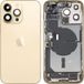 Apple Coque Batterie iPhone 14 Pro Max, Avec Châssis Central, Pièces Complètes, Or, Échange Premium