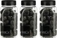 Mica Decorations decoratie stenen - 4 stuks - 650ml - antraciet mix