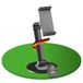 conecto Tabletstandaard, 360° draaibaar, 4,7" tot 12,9" tablets, tot 1kg belastbaar, siliconen pad, zwart