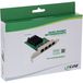 InLine 51127B Quad Gigabit netwerkkaart 4x RJ45 1 Gbit/s PCIe x1