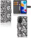 B2Ctelecom Xiaomi Redmi Note 11/11S Hoesje Black Flowers | Portemonnee hoesje