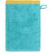 Cawo Cawo Lifestyle Splash 7071 Gant de toilette 16x22 turquoise/abricot
