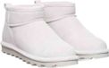 BEARPAW Shorty bottines d'hiver pour femmes bottes en peau de mouton 2860W Lunar Rock Gris Suède Cuir de mouton Taille 42