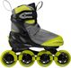 Roces Moody X TIF Boy Verstelbare Skeelers Kinderen – Inline Skates – Meegroei Skates – Grijs Groen – Maat 30-35