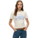Superdry Vintage Logo slim-fit T-shirt met strass-steentjes Dames T-shirts