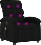 vidaXL Massagestoel met zwarte stof