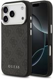 Guess 4G Backcover - Geschikt voor iPhone 17 Pro - MagSafe Compatibel - Noir