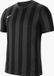 Nike Striped Division IV Shirt Korte Mouw Kinderen - Antraciet / Zwart