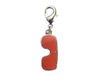INNSPIRO NICE CHARMS metalen hanger zonnebril rood met karabijnhaak 8 x 21 mm 25 stuks