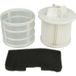 Hoover Lot de 2 filtres compatible avec Hoover SE81SE20011 39001156, SE81SE25011 39001252 aspirateur - filtre d'échappement, filtre pré-moteur - Vhbw