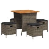 VidaXL Tuinmeubelset Antraciet
