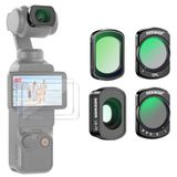 NEEWER Magnetische ND filterset, compatibel met DJI Osmo Pocket 3 Creator Combo accessoires, ND2-32 variabele Black Diffusie 1/4 CPL groothoeklens 0,72x, optisch glas HD + 2 schermbeschermfolies