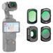 NEEWER Magnetische ND filterset, compatibel met DJI Osmo Pocket 3 Creator Combo accessoires, ND2-32 variabele Black Diffusie 1/4 CPL groothoeklens 0,72x, optisch glas HD + 2 schermbeschermfolies