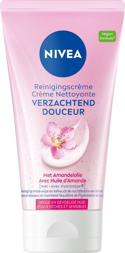 NIVEA Essentials Verzachtende Reinigingscrème - Droge en gevoelige huid - 150 ml
