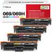 Canon Lot de 4 cartouches de toner 069 069H