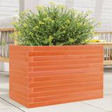 vidaXL - Plantenbak - 70x40x46 cm - massief grenenhout - wasbruin