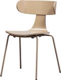 WOOOD Form Stoel - Essenhout Fineer - Zand - 78x50x52 cm