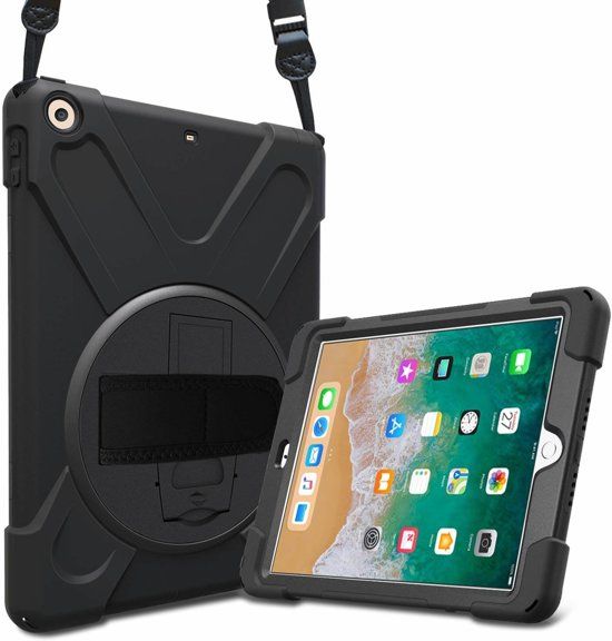 iPad Air 2019 Protector Hoes met handvat en schouderriem en standaard