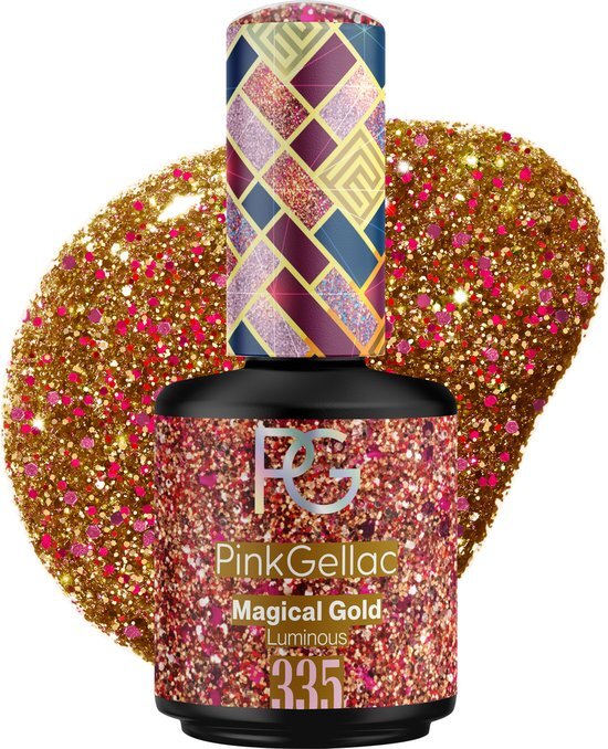 Pink Gellac - Magical Gold - Gellak - Vegan - Goud - Glanzend - 15ml