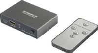 SpeaKa Professional SP-HDS-210 3 poorten HDMI-switch UHD 8K @ 60 Hz, UHD 4K @ 120 Hz