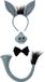 Bristol Novelty Ltd Bristol Novelty Childrens/Kids Donkey Sound Set (Grey/Black)