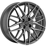 MSW 50/4 gris anthracite mat poli 7.0Jx17 4x108 ET32