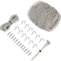 AniOne Kattenbeschermingsnet met Versterking van Metalen Draad 2 m, 6 m