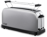 Russell Hobbs 21396-56 Adventure Long Slot Broodrooster - Zwart, Roestvrijstaal