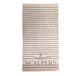 Scalpers Handdoek, 90 x 180 cm, 100% katoen, 500 g/m², beige, gestreept, Home