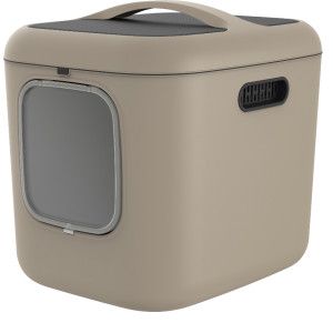 Boon Rotho Biala XL Cat Litter Box - Cappuccino