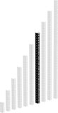 Adam Hall 61535B14 Rackrail, zwart geperforeerde gaten, 14 HE - Profiel
