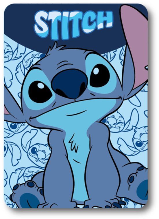 Lilo en Stitch Lilo & Stitch Fleece deken 100 x 140 cm Blauw