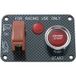 TRU COMPONENTS 1587961 Panneau de commande de voiture TC-R18-Q1A-23B423L3R17100L 12 V/DC 50 A 1x marche/arrêt Continu, Momentané 1 pièce(s) Carbone