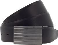 Vanzetti Leren Riem 35mm Leather Belt W100 Black Zwart