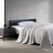 Vera Wang - Queen deken, luxe katoenen beddengoed, zacht huisdecor met wafelweefsel gebreid (Waffleweave Grey, Queen)