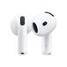 Apple AirPods 4 Casque Sans fil Intra-auriculaire Conversations/Musique/Sport/Quotidien Bluetooth Blanc