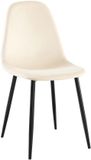 CLP Napier Eetkamerstoel - Fluweel/creme