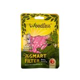 Weedlez Actief koolfilter 6 mm Phil Trino - SmartFilter (keramiek + cellulose + veganistische kokoskool) - Made in Italy, geen verstopping, stijlvol en zacht - verpakking van 50 premium filters (roze)