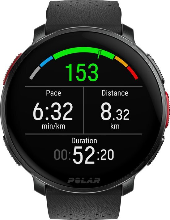 Polar VANTAGE V3 Sport Smartwatch met GPS - Zwart/grijs