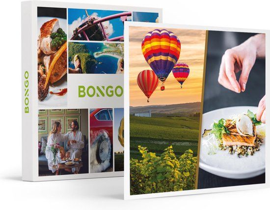 Bongo Bon - Adembenemende Luchtballonvaart Met Gastronomisch Diner - Cadeaukaart