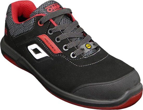 Veiligheidsschoenen OMP MECCANICA PRO URBAN Rood S3 SRC Zwart Unisex