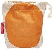 Bonamaison Bedrukte katoenen tassen met trekkoord, boodschappentas, buidel, stoffen zak, groentezak, herbruikbaar, milieuvriendelijk, multifunctioneel, opvouwbaar, grootte: 12x15 cm
