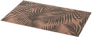 Secret de Gourmet tafel placemats Palm Tree - grijs/bruin - linnen mix - 45 x 30 cm