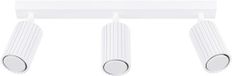 Sollux Lighting Lampe de plafond Karbon - GU10 - blanc - aluminium - 16.5x45x6.5cm