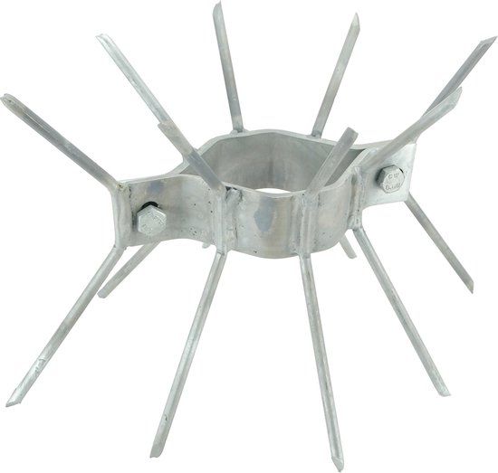 GB Paalbeveiliging 90 mm Staal Zilver